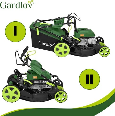 Benzinmotoros fűnyíró GARDLOV DriveXPro 196 cm³ - 51 cm kinyúlás, 60 literes kosár