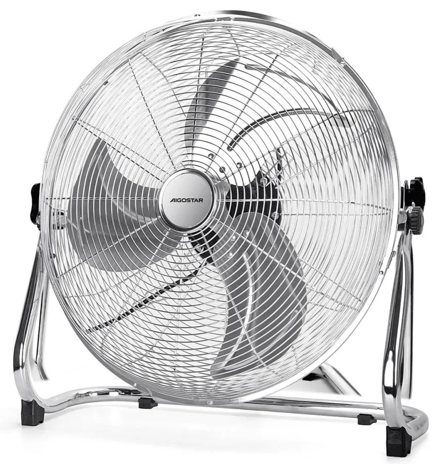 Aigostar B.V. Aigostar - Állóventilátor 100W/230V króm AI1129