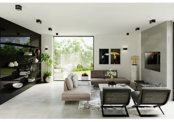 Mennyezeti lámpa LOBO 1xG9/40W/230V fekete