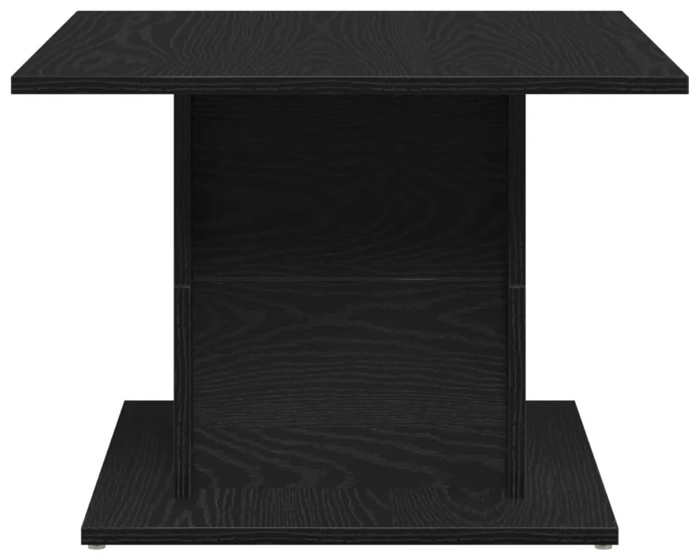 Dohányzóasztal Fekete tölgy 55,5x55,5x40 cm Szerelt fa