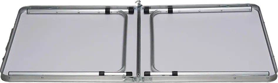 Összecsukható kempingasztal, 120 cm, alumínium/MDF, KEPI TYP 1