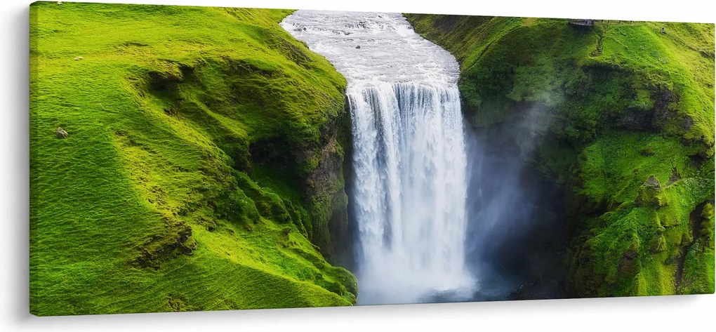 Kép - Skogafoss vízesés (120x50 cm)