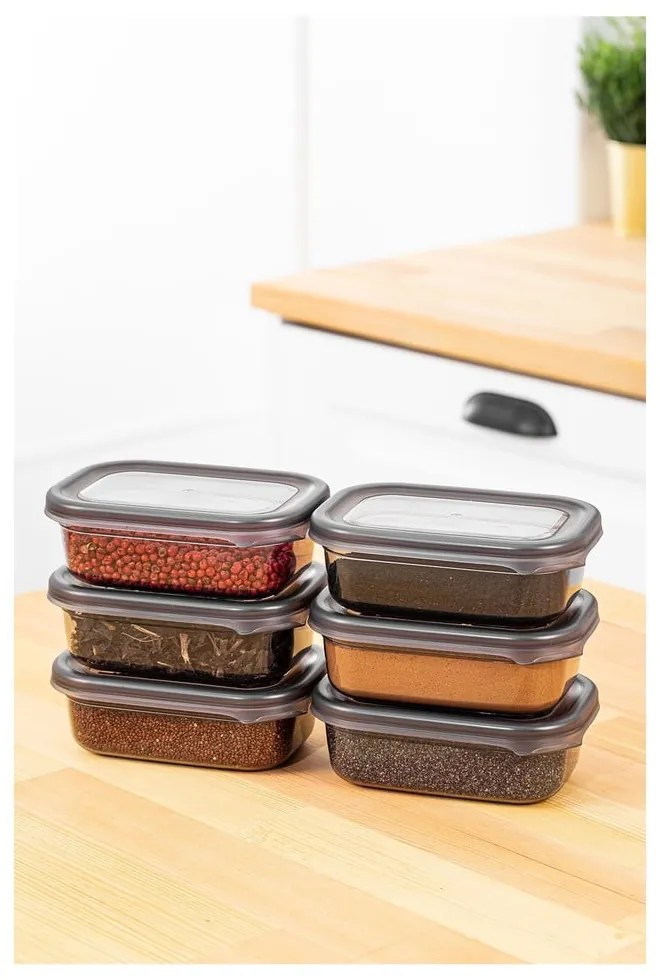 Élelmiszertartó doboz szett 6 db-os Fresco – Hermia