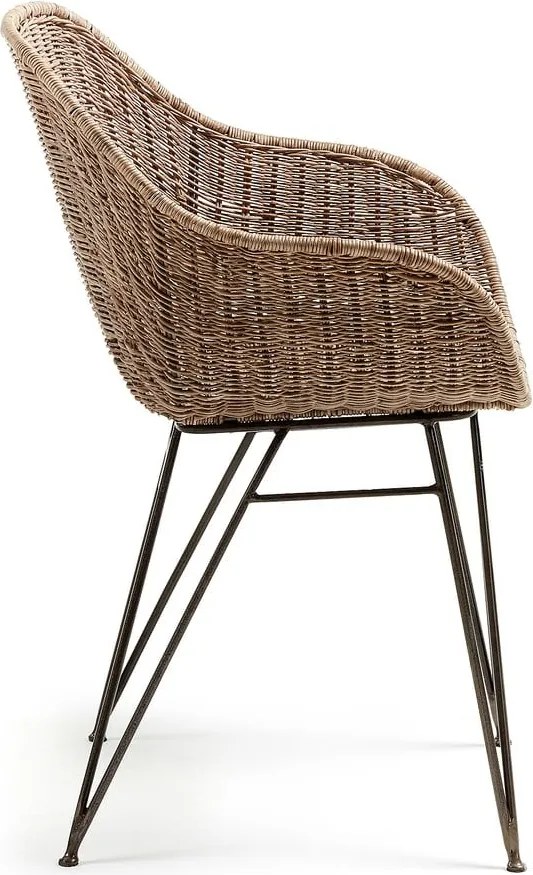 Natúr színű étkezőszék Chart – Kave Home