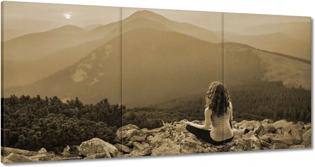 Vászonkép 120x60 Pillantás felülről Gondolatok