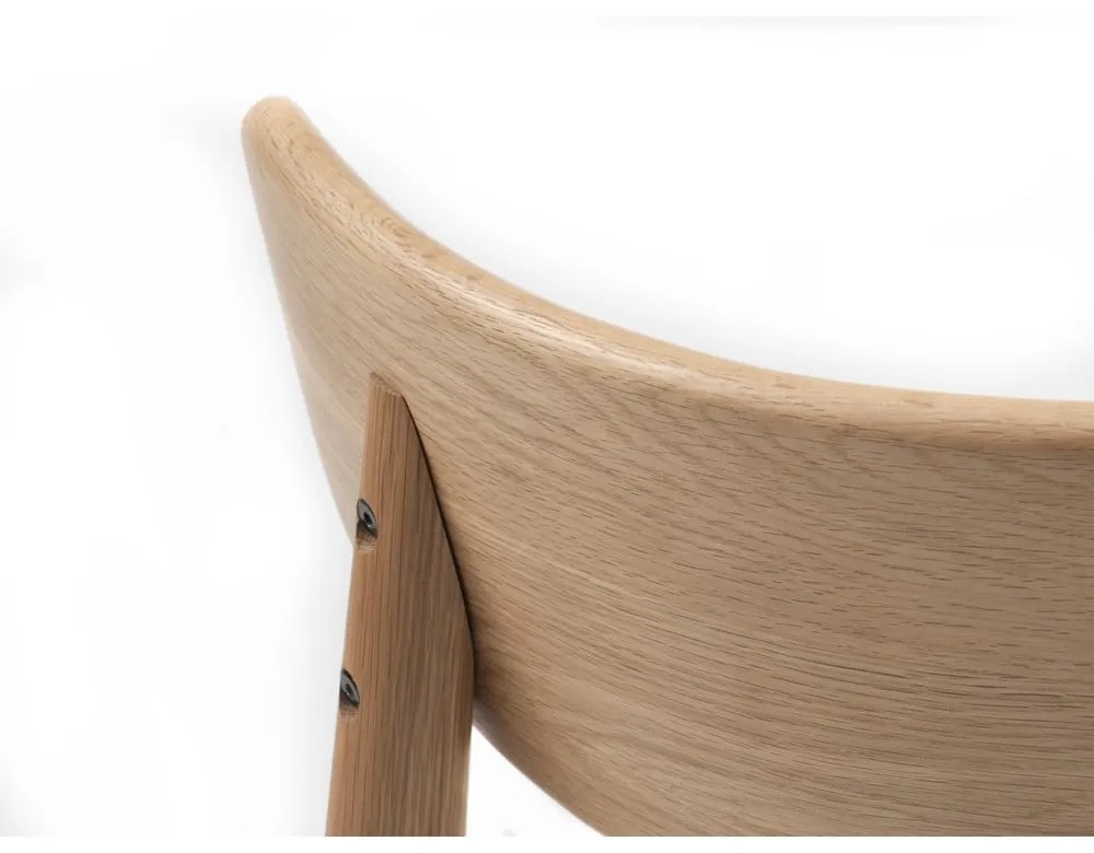 Krémszínű-natúr színű étkezőszék Elim – Unique Furniture