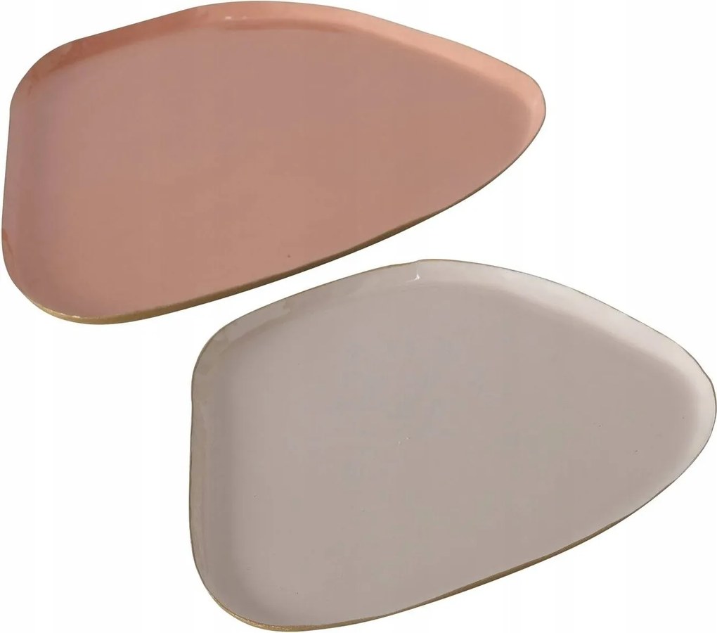 Dekorációs tálca színes Soofty, 2 db