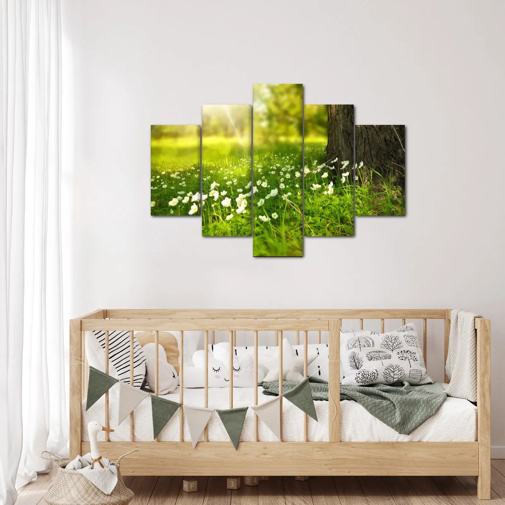 Tisztás és a virágok képe (150x105 cm)