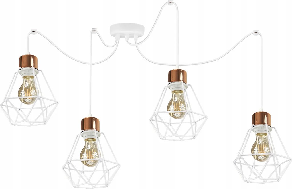 Függőlámpa Csillár Drót Loft Led Pók