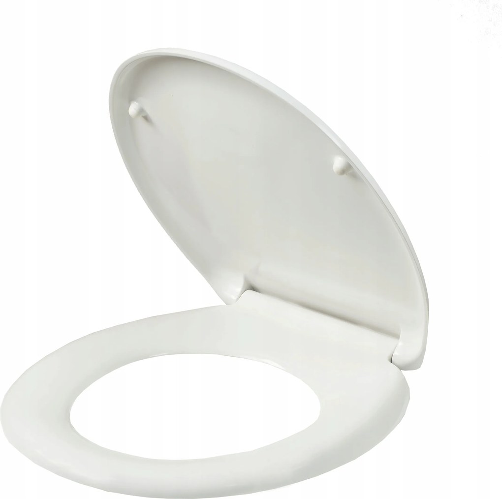 Szabadon ereszkedő WC-ülőke duroplast Univerzális ovális