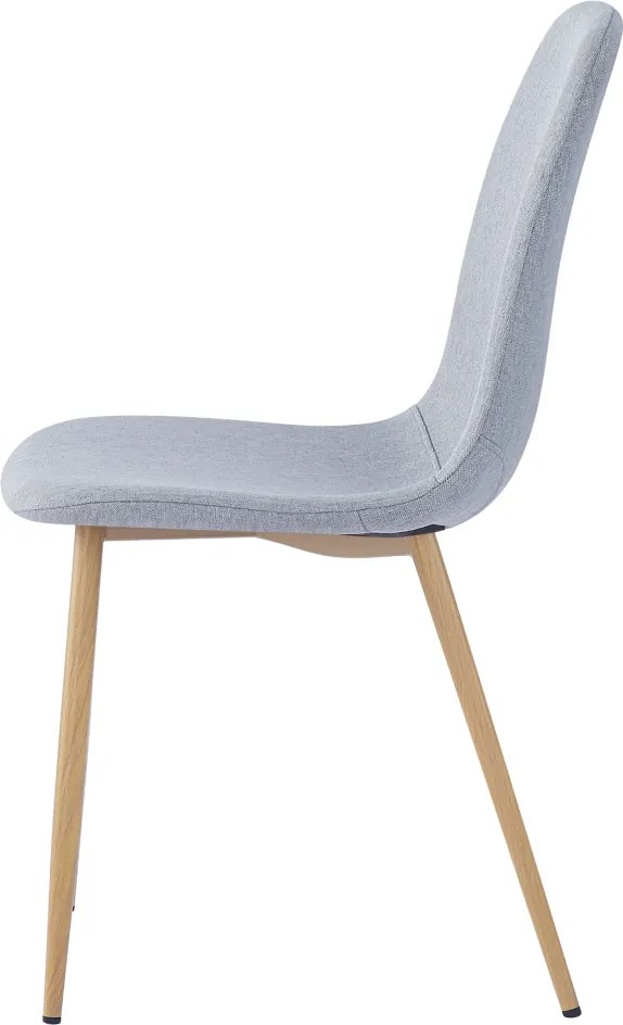 Szék, világos szürke/bükk, LEGA NEW