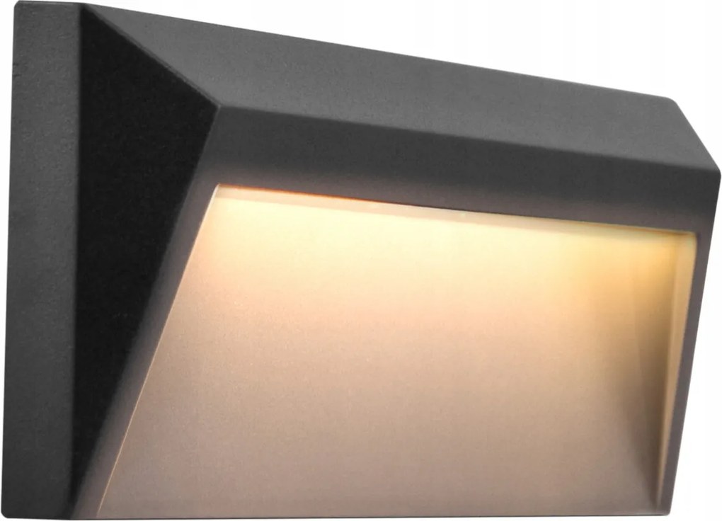 Homlokzati LED-es kültéri fali lépcső lámpa 1,6W 4000K Holden