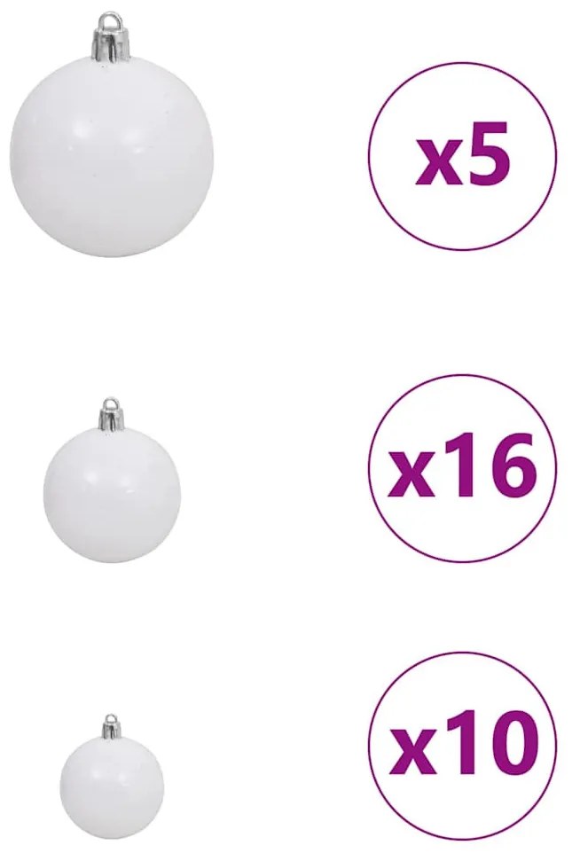 Mű Karcsú Karácsonyi Fa LED -es lámpákkal Zöld 240 cm PVC
