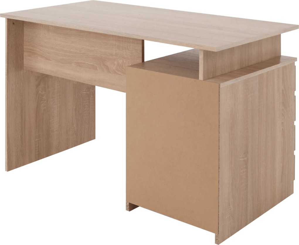 Pc asztal, szonoma tölgy, HANY NEW