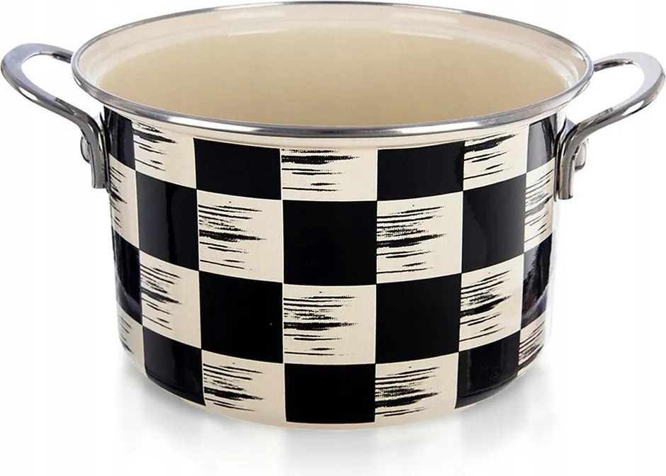 Zománcozott Gáz Főzőedény Indukciós Hagyományos Zománc 20CM 3L