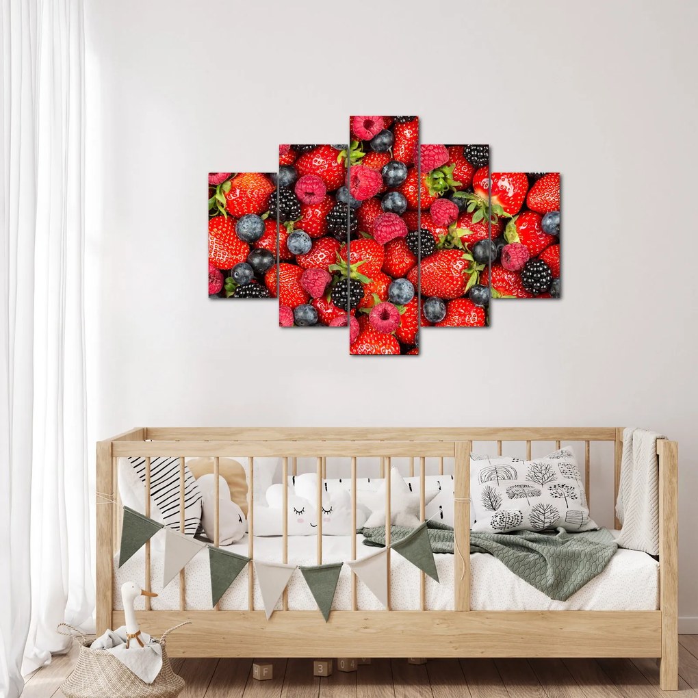 Kép - gyümölcs rakomány (150x105 cm)