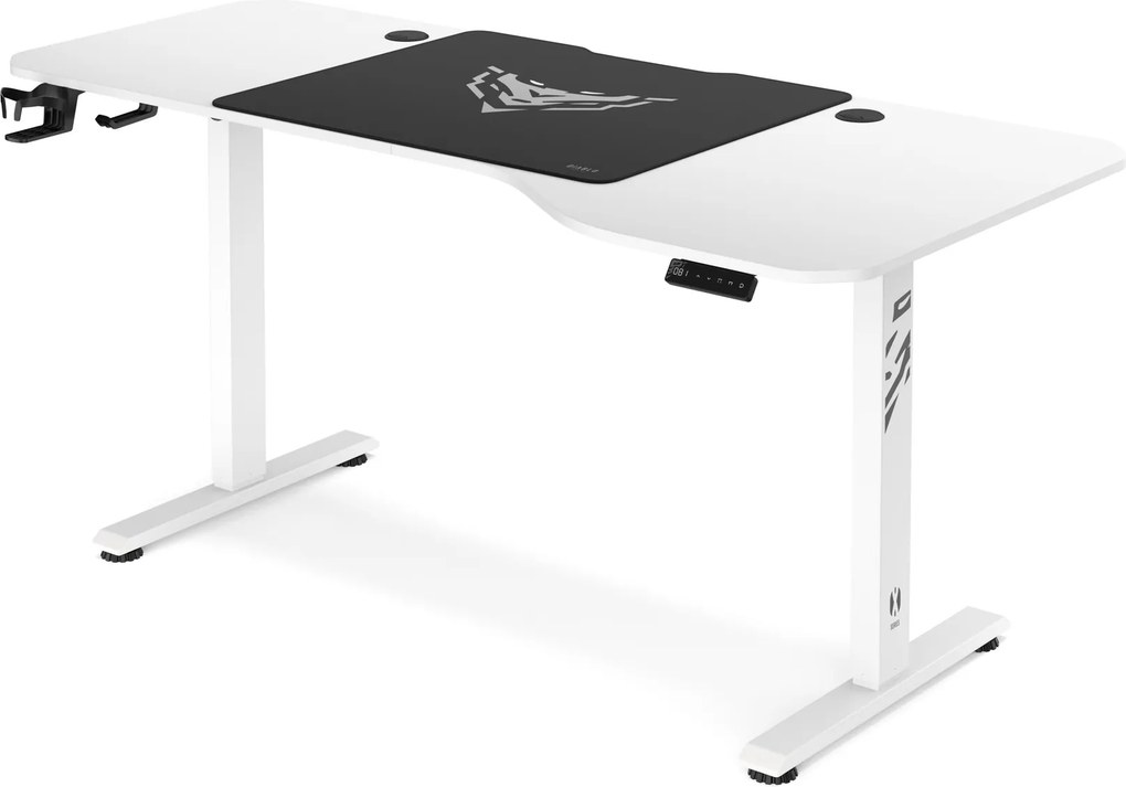 Magasságban állítható íróasztal 160 cm fehér: Diablo X-Tensio 1600