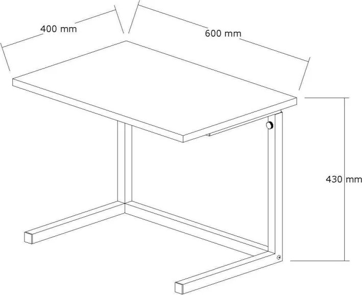 Laptop állvány fém lábakkal