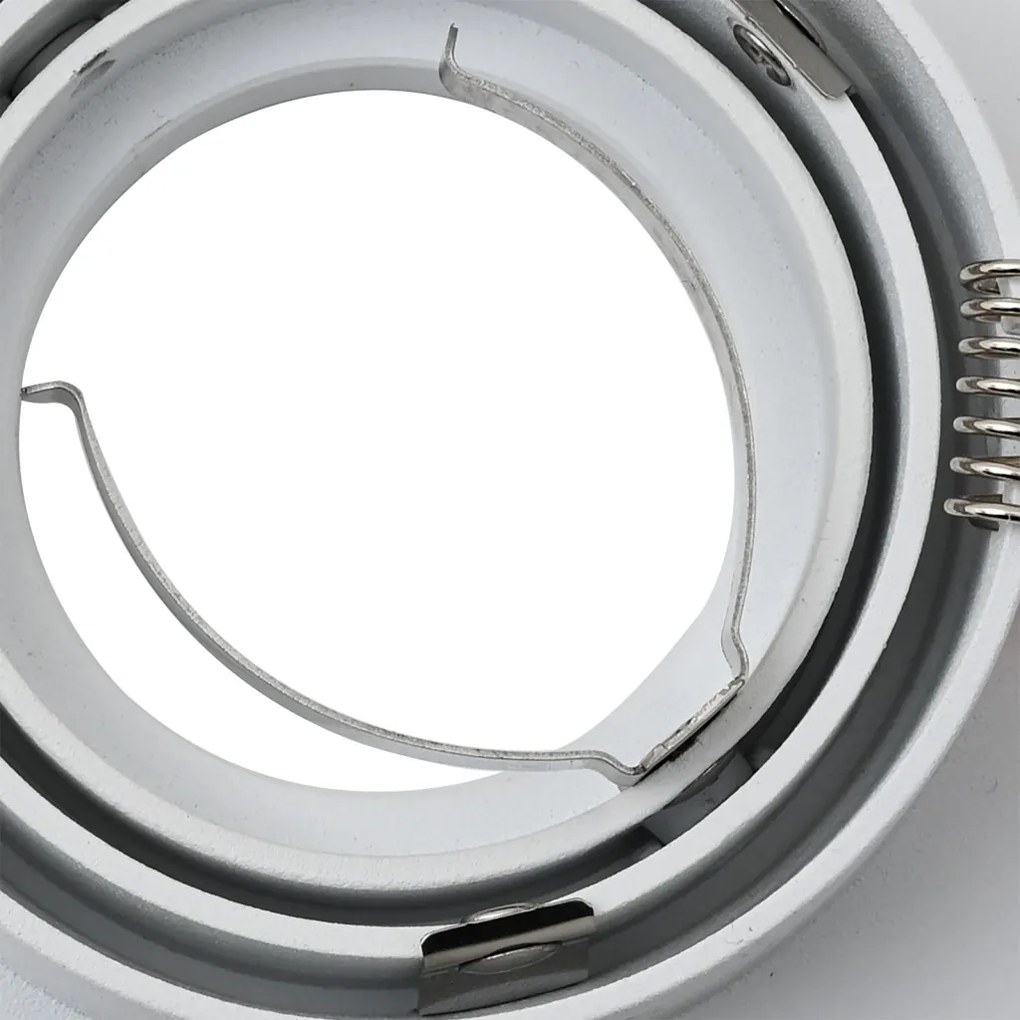 Beépített Spotlámpák 6 db Négyzet GU10 Fehér 91x91 mm