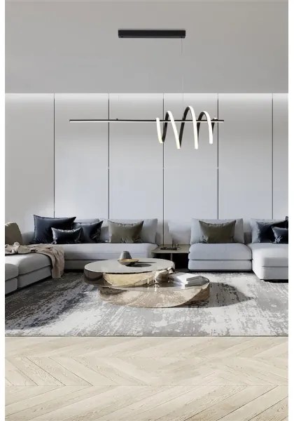 Searchlight 22510BK - LED dimmelhető kábelen függesztett csillár SWORD LED/40W/230V 3000K