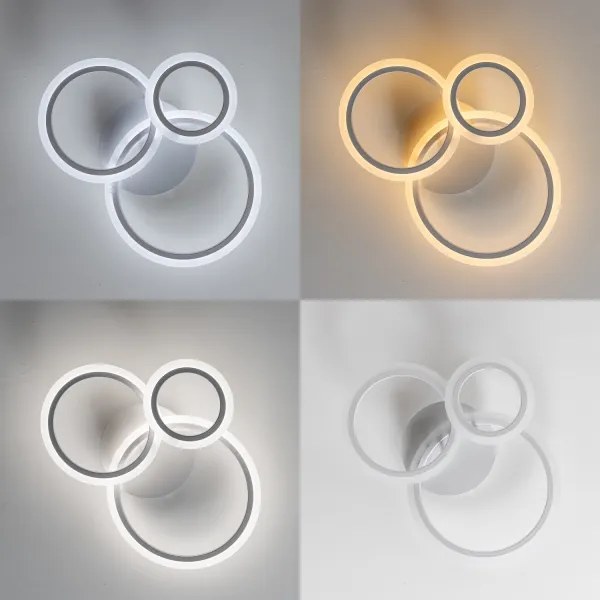 Brilagi - LED Dimmelhető felületre szerelhető csillár ORBITS LED/40W/230V 3000-6500K fehér + távirányító