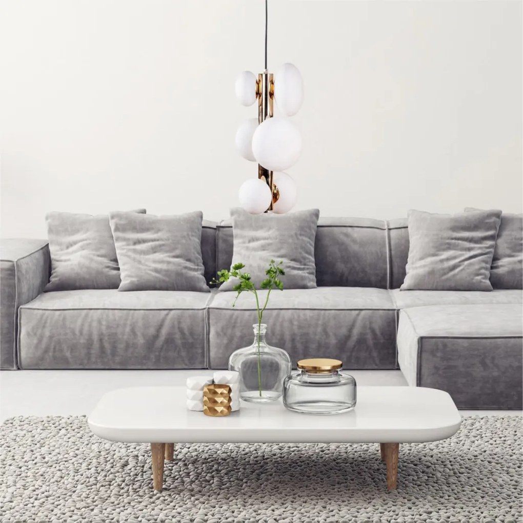 ZUMA LINE 1195 OMI Modern Függesztett Lámpa Arany G9 IP20