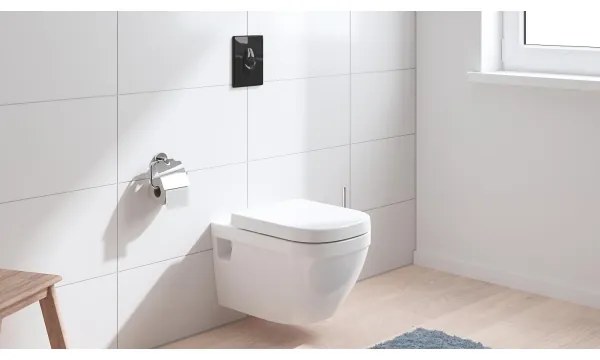 GROHE 38964KV0 - START öblítő nyomólap, 156 × 197 mm, fekete