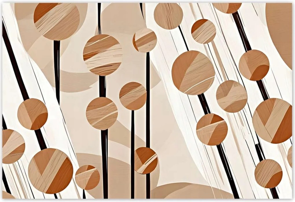 Poszterek 155x105 Bézs az oszlopokon