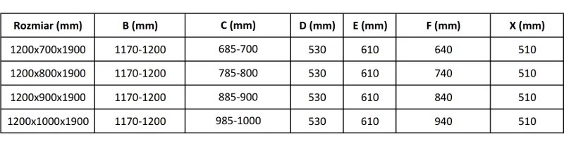 Mexen Apia eltolható zuhanykabin 120 x 70 cm, 5 mm-es üveg, króm profil-átlátszó üveg + vékony zuhanytálca 5 cm, 840-120-070-01-00-4010