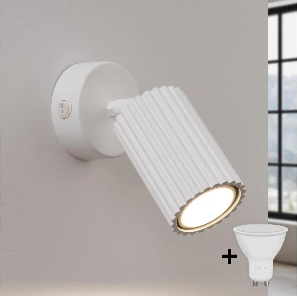 Brilagi - LED fali spotlámpa CRESTO 1xGU10/10W/230V fehér