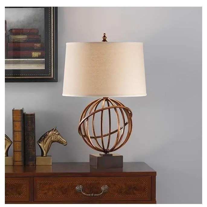 Feiss FE-SPENCER-TL - Asztali lámpa SPENCER 1xE27/60W/230V