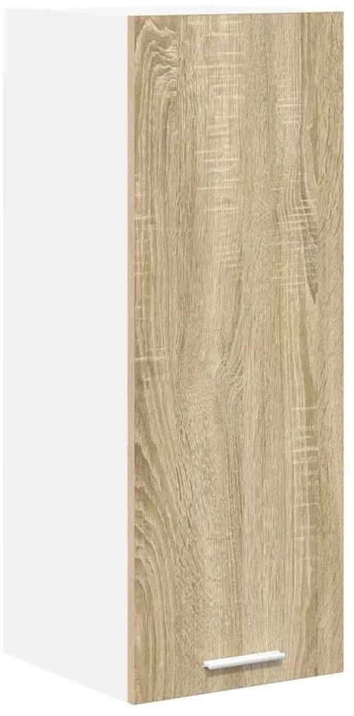 Függő szekrény Riga 2 pcs Sonoma tölgy és fehér 30 x 31 x 80 cm