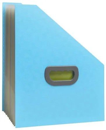 Harmonika iratpapucs, 265x325 mm, PP, 12 rekeszes, EXACOMPTA Pop'NCo, ciánkék (EX55599E)
