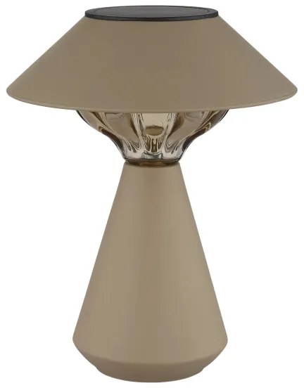 Globo 36639S - LED napelemes lámpa 10xLED/0,06W/1,2V IP44 barna