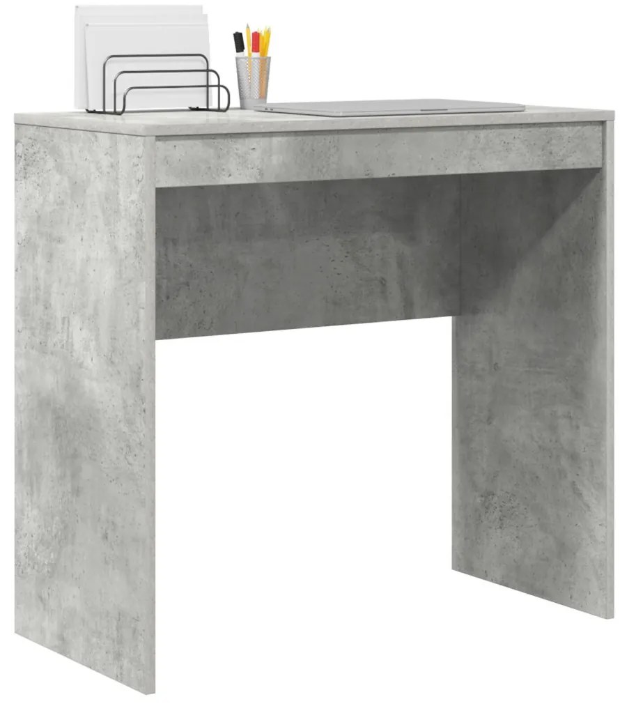 Íróasztal Beton szürke Forgácslap, Beton szürke felület Közepes
