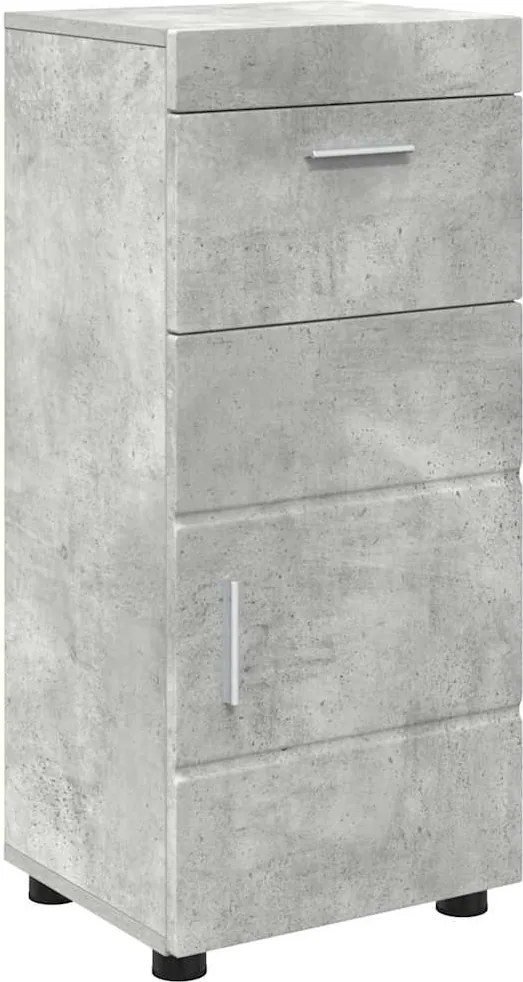 vidaXL Fürdőszobai Szekrény Szett TULUM Beton Szürke 37 x 31,5 x 82 cm