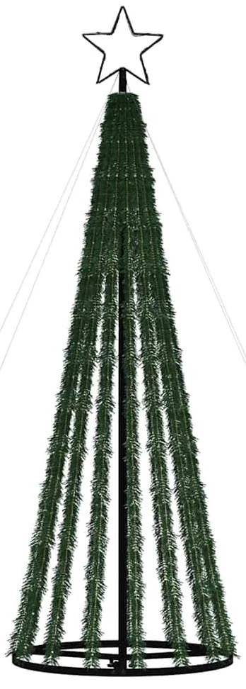 színes LED karácsonyfa 275 LED 180 cm