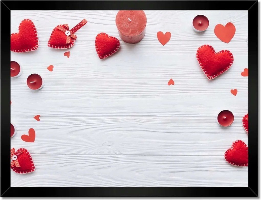 Poszterek keretben 40x30 Nőnap Ajándék Love