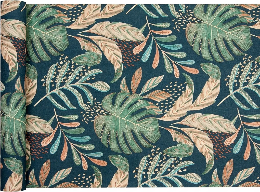 Vinyl tapéta Egzotikus Minta színes Levelek