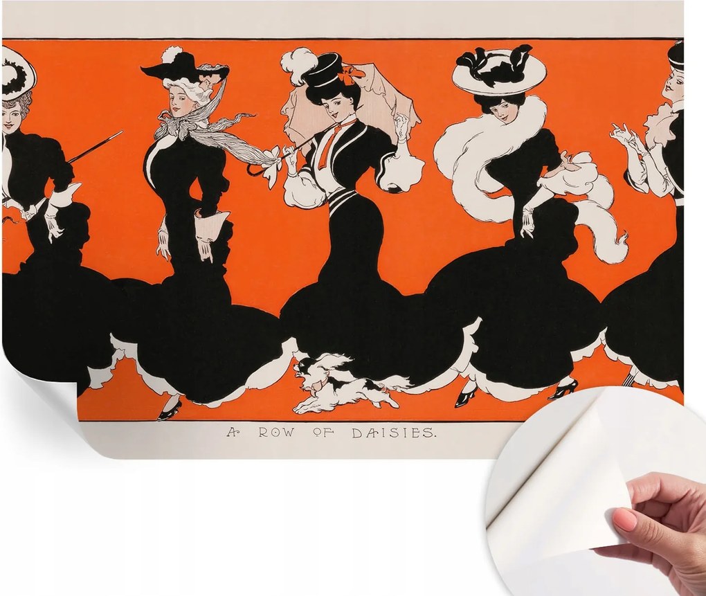 Öntapadós Dekoratív Fotótapéta Hálószobába Női ruhák 104x70 cm