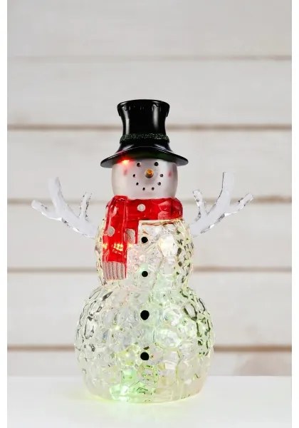 Markslöjd 706044 - FRANS LED karácsonyi dekoráció LED/0,06W/3xAAA hóember