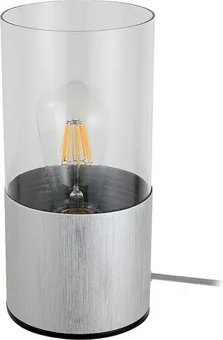 Rabalux zelkova asztali lámpa e27 ip20 súrolt aluminium