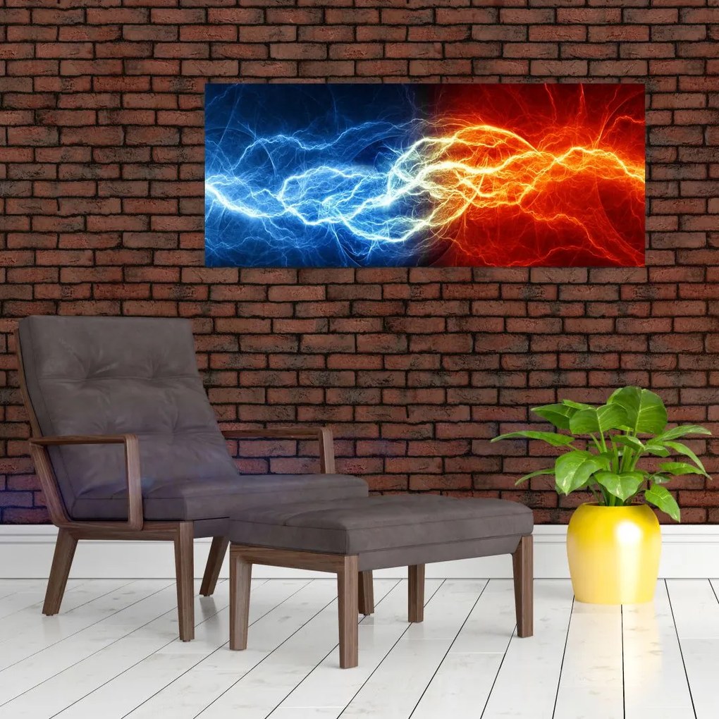 Az elektromos feszültség képe (120x50 cm)