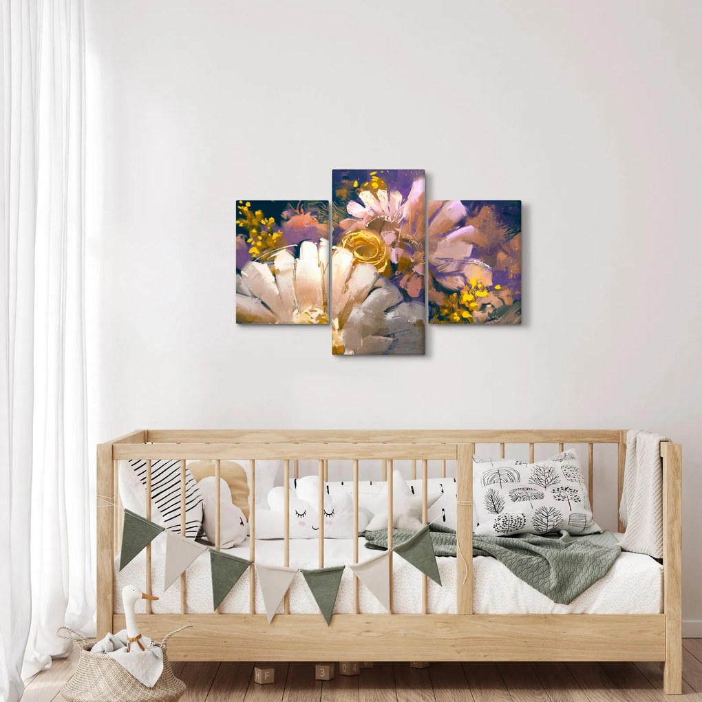Virágok képe (90x60 cm)