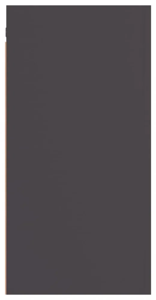 2 db szürke szerelt fa TV-szekrény 30,5 x 30 x 60 cm