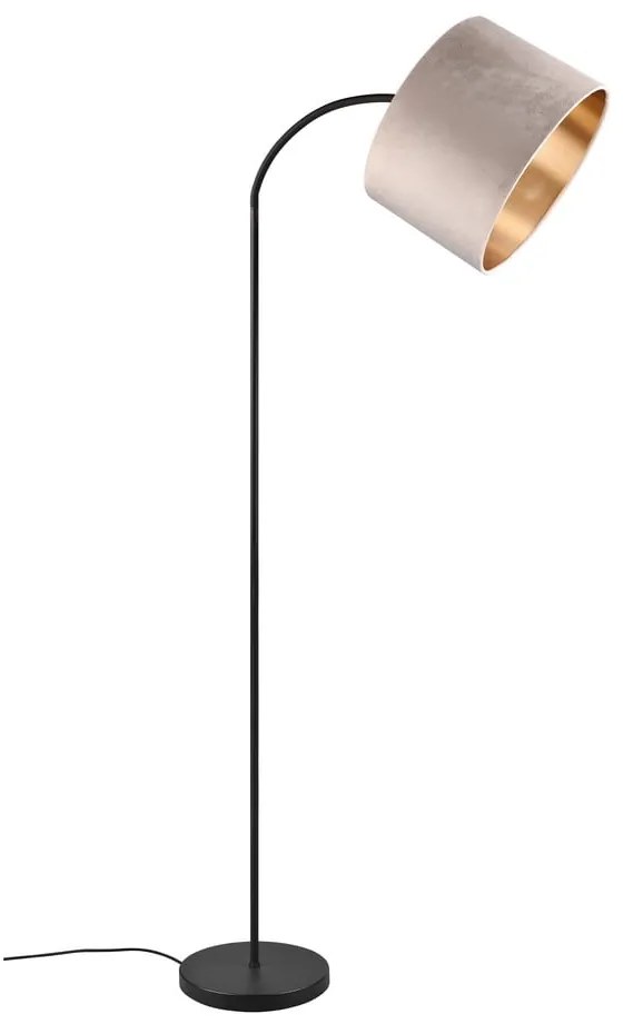 Fekete-bézs állólámpa (magasság 205 cm) Julieta – Trio