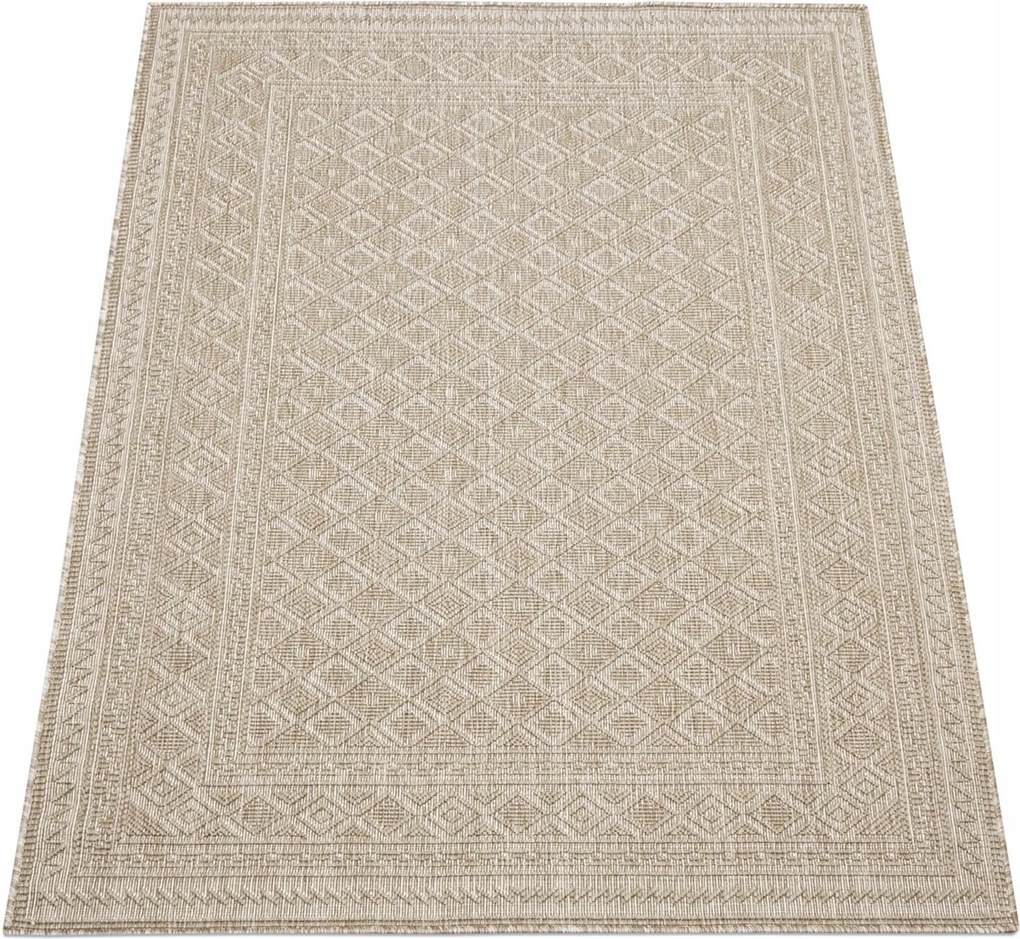 Kültéri Teraszszőnyeg Kétoldalas Terasz Erkély Zsinóros Szőnyeg 120X170