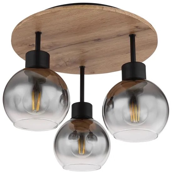 Globo 15656-3DR - Felületre szerelhető csillár  MOITAS 3xE27/40W/230V