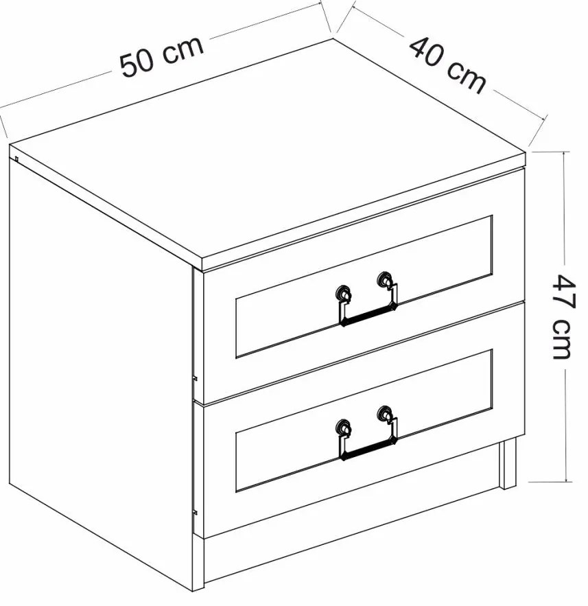 Éjjeliszekrény Kale - 4922