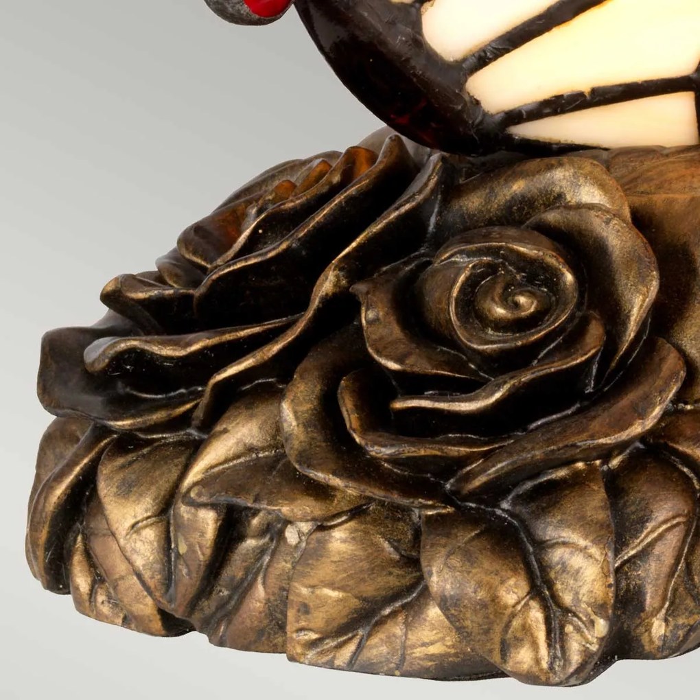 Quoizel tiffany asztali lámpa tiffany animal barna sokszínű elsqz-obutterfly-tl